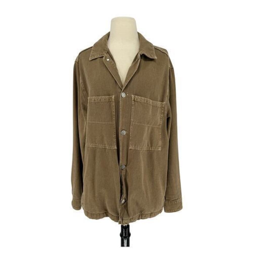ZARA brown denim jacket large